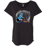 T-Shirts Vintage Black / X-Small Robot Cleaner Triblend Dolman Sleeve