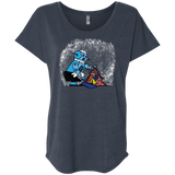 T-Shirts Vintage Navy / X-Small Robot Cleaner Triblend Dolman Sleeve