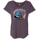 T-Shirts Vintage Purple / X-Small Robot Cleaner Triblend Dolman Sleeve