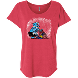 T-Shirts Vintage Red / X-Small Robot Cleaner Triblend Dolman Sleeve