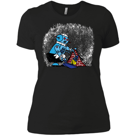 T-Shirts Black / X-Small Robot Cleaner Women's Premium T-Shirt