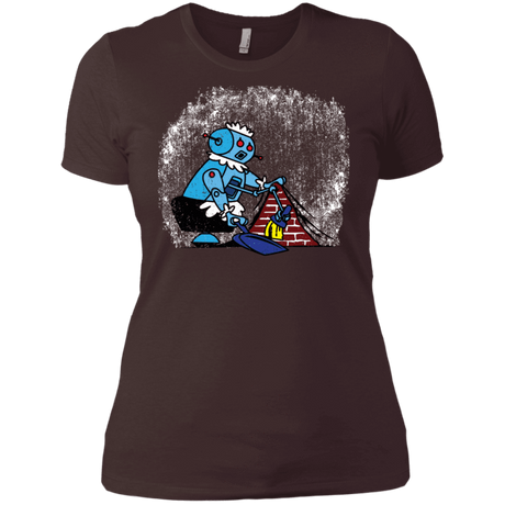T-Shirts Dark Chocolate / X-Small Robot Cleaner Women's Premium T-Shirt