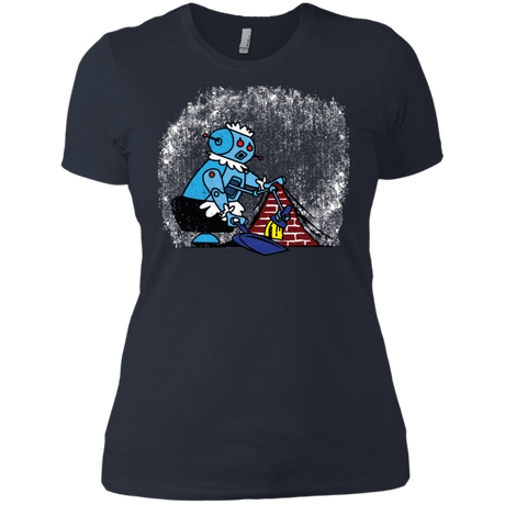 T-Shirts Indigo / X-Small Robot Cleaner Women's Premium T-Shirt