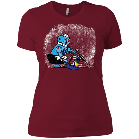 T-Shirts Scarlet / S Robot Cleaner Women's Premium T-Shirt