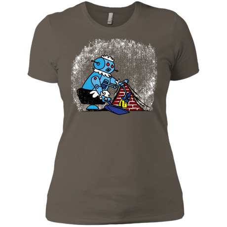 T-Shirts Warm Grey / X-Small Robot Cleaner Women's Premium T-Shirt