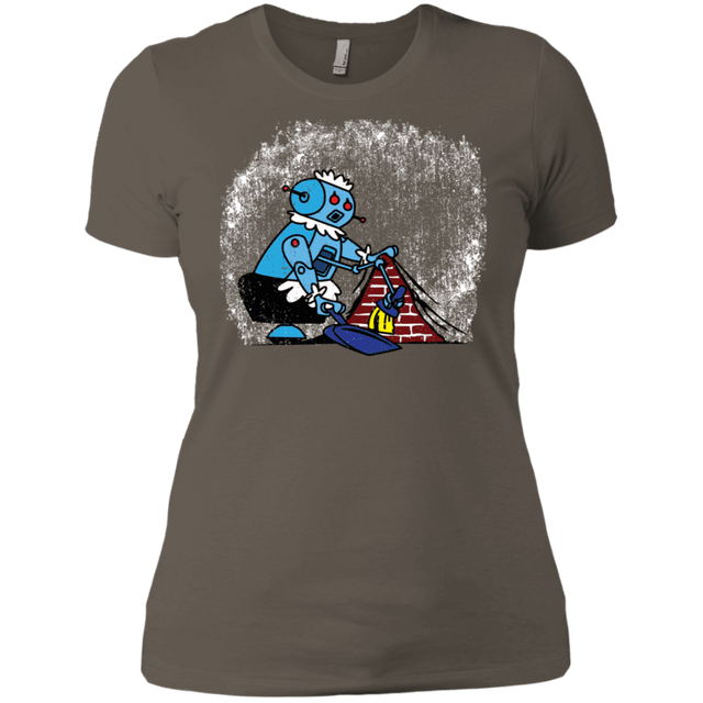 T-Shirts Warm Grey / X-Small Robot Cleaner Women's Premium T-Shirt