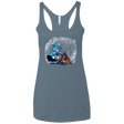 T-Shirts Indigo / X-Small Robot Cleaner Women's Triblend Racerback Tank