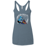 T-Shirts Indigo / X-Small Robot Cleaner Women's Triblend Racerback Tank