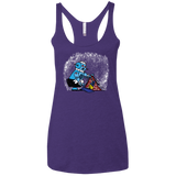 T-Shirts Purple Rush / X-Small Robot Cleaner Women's Triblend Racerback Tank