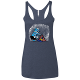 T-Shirts Vintage Navy / X-Small Robot Cleaner Women's Triblend Racerback Tank