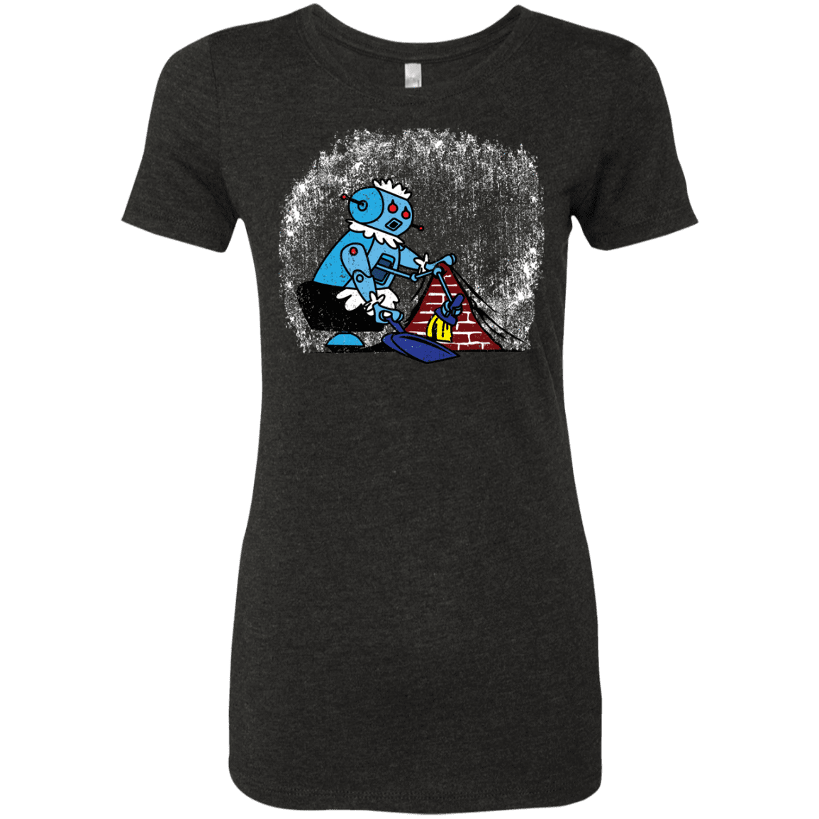 T-Shirts Vintage Black / S Robot Cleaner Women's Triblend T-Shirt