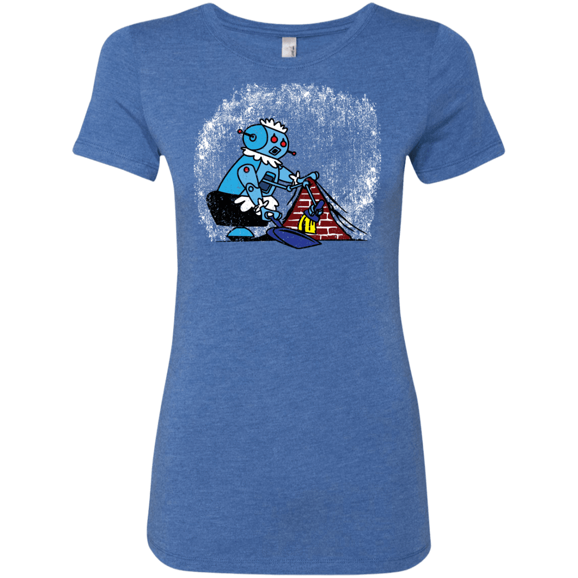 T-Shirts Vintage Royal / S Robot Cleaner Women's Triblend T-Shirt
