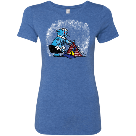 T-Shirts Vintage Royal / S Robot Cleaner Women's Triblend T-Shirt