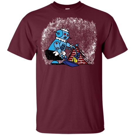 T-Shirts Maroon / YXS Robot Cleaner Youth T-Shirt