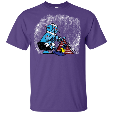 T-Shirts Purple / YXS Robot Cleaner Youth T-Shirt