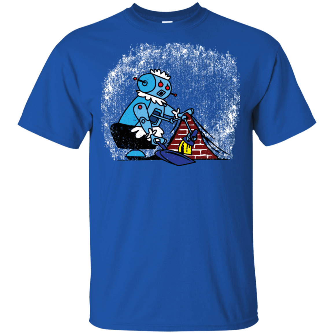 T-Shirts Royal / YXS Robot Cleaner Youth T-Shirt