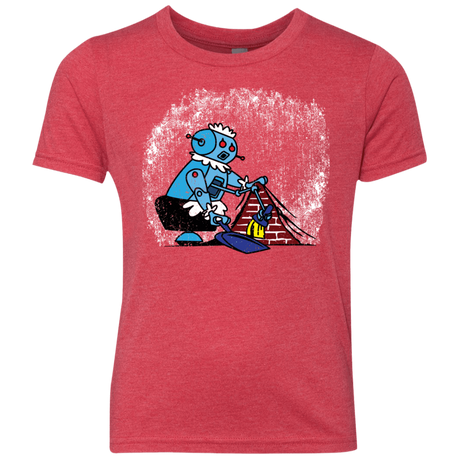 T-Shirts Vintage Red / YXS Robot Cleaner Youth Triblend T-Shirt