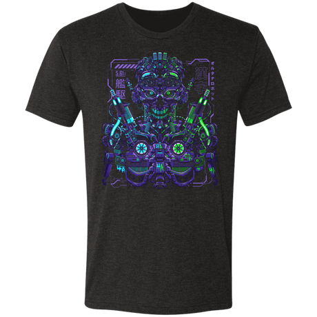T-Shirts Vintage Black / S Robot Futurista Men's Triblend T-Shirt