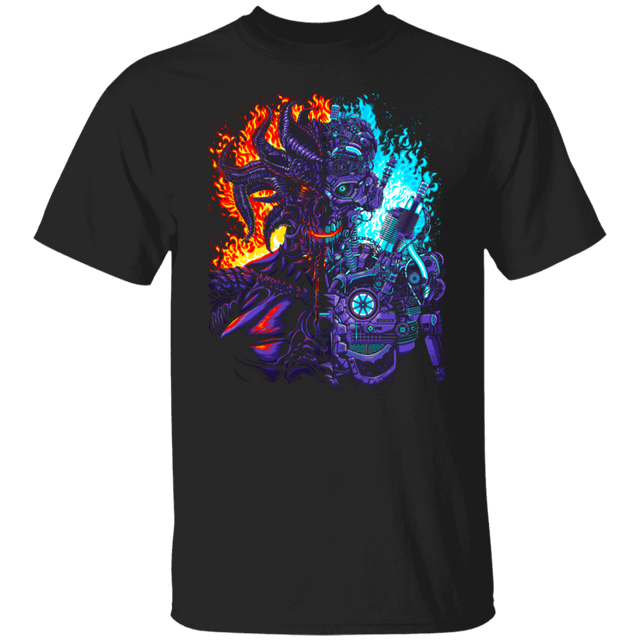 T-Shirts Black / S Robot X Demon T-Shirt