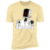 T-Shirts Banana Cream / S Robots Men's Premium T-Shirt