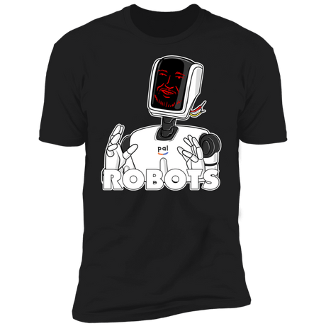 T-Shirts Black / S Robots Men's Premium T-Shirt