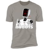T-Shirts Light Grey / S Robots Men's Premium T-Shirt