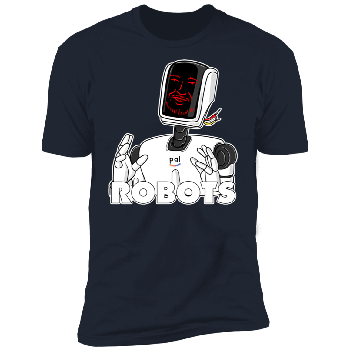 T-Shirts Midnight Navy / S Robots Men's Premium T-Shirt
