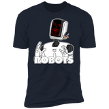 T-Shirts Midnight Navy / S Robots Men's Premium T-Shirt