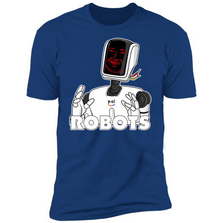 T-Shirts Royal / S Robots Men's Premium T-Shirt