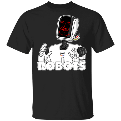 T-Shirts Black / S Robots T-Shirt