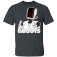 T-Shirts Dark Heather / S Robots T-Shirt