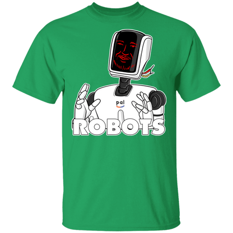 T-Shirts Irish Green / S Robots T-Shirt