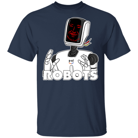 T-Shirts Navy / S Robots T-Shirt