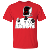 T-Shirts Red / S Robots T-Shirt