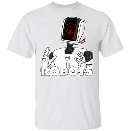 T-Shirts White / S Robots T-Shirt