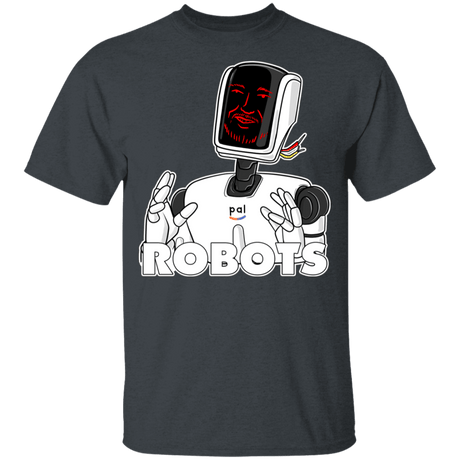 T-Shirts Dark Heather / YXS Robots Youth T-Shirt