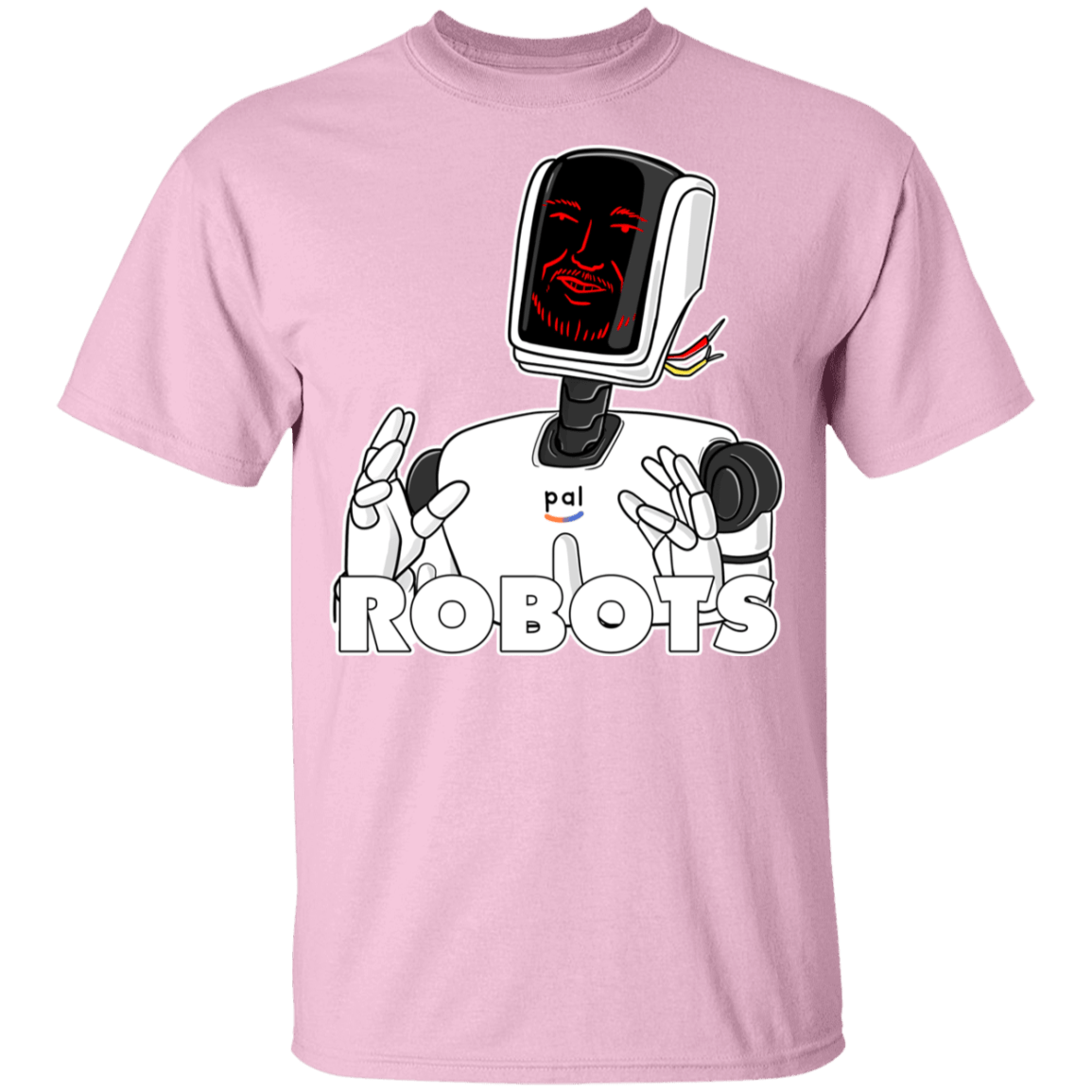 T-Shirts Light Pink / YXS Robots Youth T-Shirt