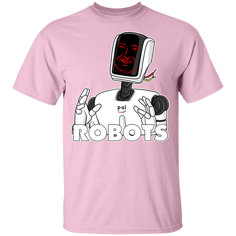 T-Shirts Light Pink / YXS Robots Youth T-Shirt