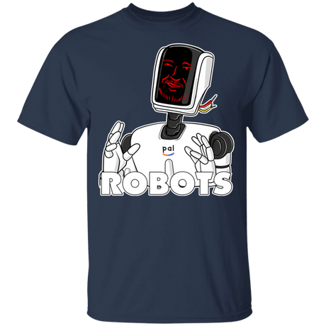 T-Shirts Navy / YXS Robots Youth T-Shirt