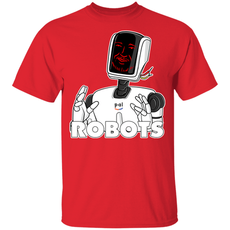 T-Shirts Red / YXS Robots Youth T-Shirt