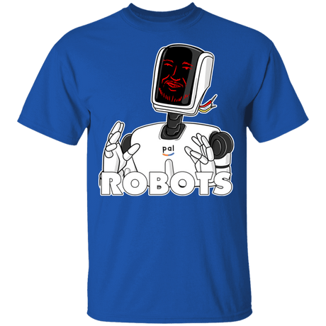 T-Shirts Royal / YXS Robots Youth T-Shirt