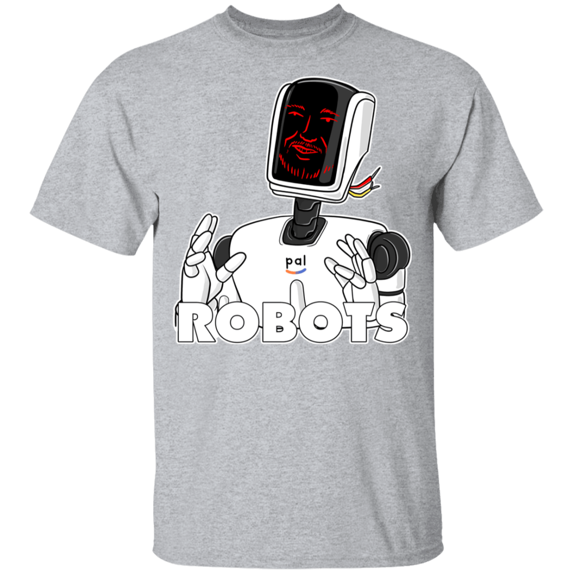 T-Shirts Sport Grey / YXS Robots Youth T-Shirt