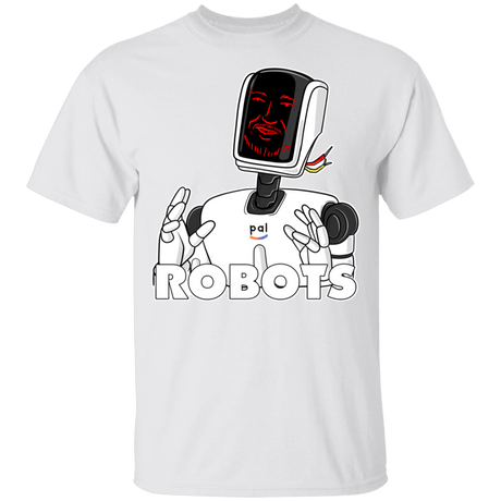 T-Shirts White / YXS Robots Youth T-Shirt