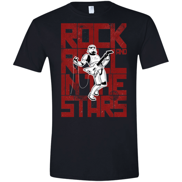 T-Shirts Black / X-Small Rock in the Stars Men's Semi-Fitted Softstyle