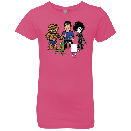 T-Shirts Hot Pink / YXS Rock Paper Scissors Girls Premium T-Shirt