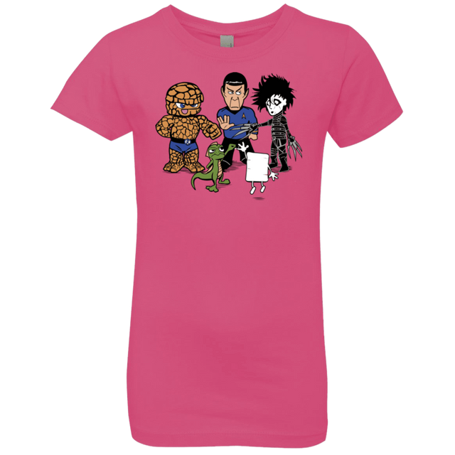 T-Shirts Hot Pink / YXS Rock Paper Scissors Girls Premium T-Shirt