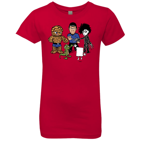 T-Shirts Red / YXS Rock Paper Scissors Girls Premium T-Shirt