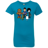 T-Shirts Turquoise / YXS Rock Paper Scissors Girls Premium T-Shirt