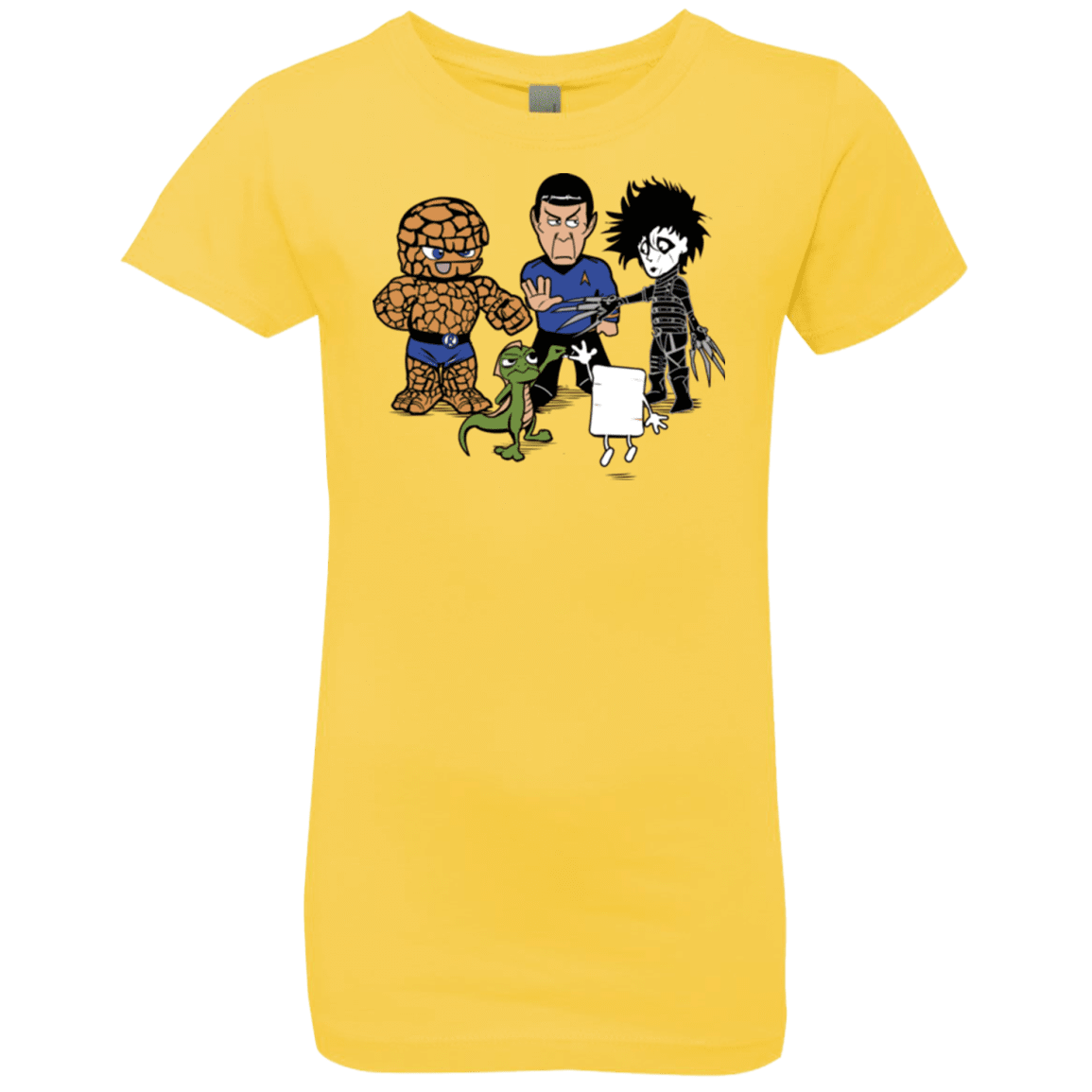 T-Shirts Vibrant Yellow / YXS Rock Paper Scissors Girls Premium T-Shirt