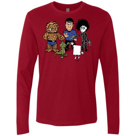 T-Shirts Cardinal / Small Rock Paper Scissors Men's Premium Long Sleeve